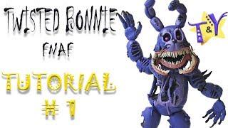 Как слепить Твистед Бонни ФНАФ из пластилина Туториал 1 Twisted Bonnie from clay Tutorial 1