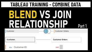 Tableau Blend vs Join vs Relationship (Data Model) Explained - Part 1 | sqlbelle