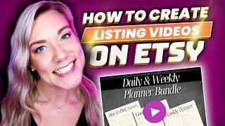 How to Make an Etsy Video Listing for Digital Products for FREE + Generate More Sales!