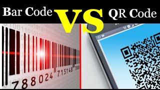 QR Code और Barcode में अंतर | bar code vs qr code | Difference Between QR Code and Barcode | #shorts