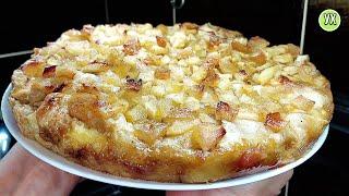 SIMPLE pie with APPLES and cottage cheese! Ready for one, two, three...