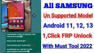 Samsung A20s Frp Bypass *#0*# Not Working Fix Android 11,12 | A207F U3, S3, Frp Unlock One Click
