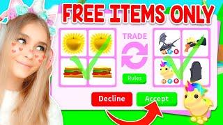 TRADING *FREE* ITEMS ONLY In Adopt Me.. (Roblox)