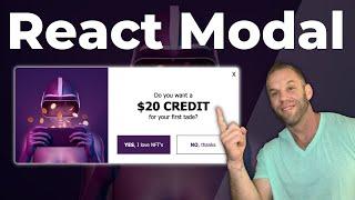 Build A Custom React JS Modal - Using Hooks (Pop-up Window)