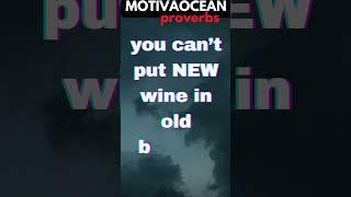 "New Wine, Old Bottles: Embrace Change for Growth "MOTIVAOCEAN