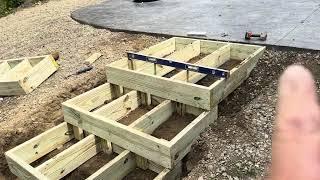 Build stairs in hillside #construction