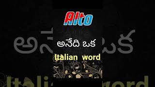 Alto meaning