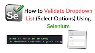 How to Validate Dropdown Values in Selenium WebDriver