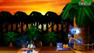 Lucario vs Yoshi