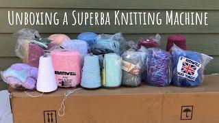 Unboxing a Vintage Superba White 1502 Knitting Machine