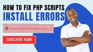 How to fix You are not allowed this action in Demo errors when installing HYPI MAX invest scripts