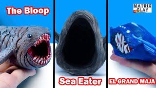 HOW TO MAKE SEA MONSTER: THE BLOOP, EL GRAN MAJÁ, SEA EATER | CLAY TUTORIAL