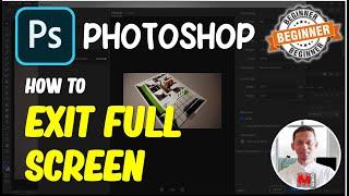 Photoshop How To Exit Full Screen