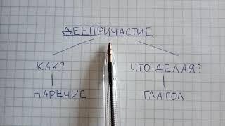 Что такое деепричастие