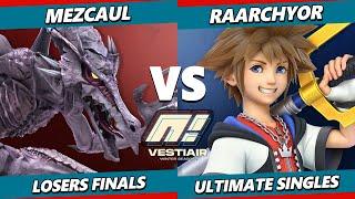 VESTI'AIR 15 LOSERS FINALS - Mezcaul (Ridley) Vs. Raarchyor (Sora) Smash Ultimate - SSBU