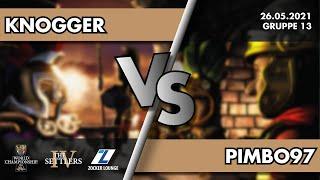 KnoGGer vs. Pimbo97 - THE SETTLERS IV WORLD CHAMPIONSHIP 2021