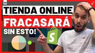 Primeros Pasos para CONSTRUIR TIENDA ONLINE en SHOPIFY 2024 | Elegir Paleta Colores  Curso Shopify