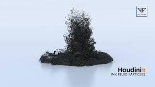 Houdini Work | Ink Fluid Particle