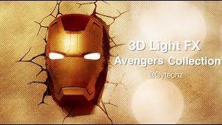 3D Light FX - Marvel Avengers Deco Lights (Iron Man, Hulk, Captain America, Thor)