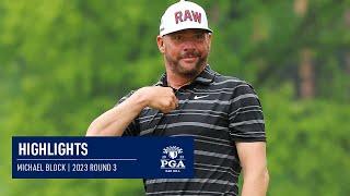 Club Pro Michael Block Shoots Even Par 70 | Round 3 | 2023 PGA Championship