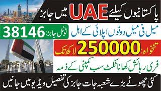 UAE Jobs 2023 for Pakistani with Free Ticket - Dubai Jobs with Visa Sponosrship for Pakistani - UAE