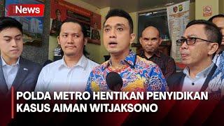 Kasusnya Dihentikan, Aiman Witjaksono dan Kuasa Hukum Datangi Polda Metro Jaya - iNews Pagi 29/03