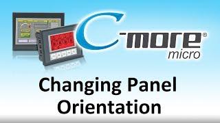 C-More Micro HMI: Changing Panel Orientation from AutomationDirect