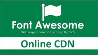 How To Use Font Awesome (Online Icons)