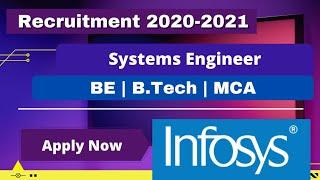 INFOSYS Off Campus Drive For 2021 Batch | Infosys Recruitment 2020 | Infosys Hiring 2021 Batch