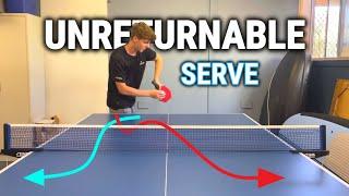 The Unreturnable Table Tennis Serve | Tutorial