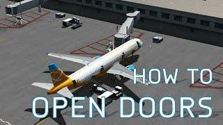 FSX How to Open Doors, Cargo Doors + Jetways, Pushbacks, Luggage Ramps & More