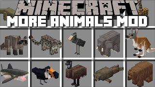 Minecraft BREED AND TAME ZOO ANIMAL MOBS MOD / DANGEROUS SHARK AND TIGER MOBS !! Minecraft Mods