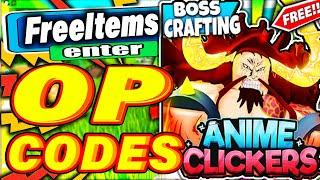 ALL NEW *SECRET REWARDS* UPDATE CODES in ANIME CLICKER SIMULATOR CODES! (Anime Clicker Simulator)