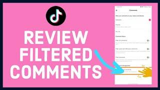 How to Review Filtered Comments? How To Add or Delete Filtered Comments on Tiktok? Tutorial