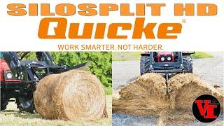 QUICKE SiloSplit HD Heavy Duty Bale Slicer to help Ration & Size Bales to Match Livestock needs