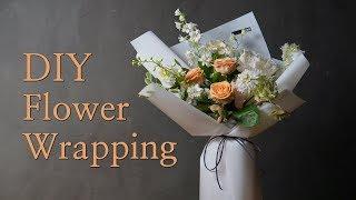 How to wrap a flower bouquet