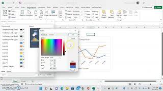 How to Change The Default Chart Colors In Microsoft Excel! #howto #tutorial #msexcel #youtube