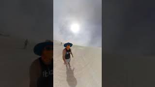 Kiteboarding at burning man. Landboarding 2019 Metamorphosis