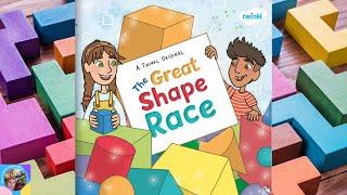 🟪The Great Shape Race┃Children's Books Read Aloud with Dixy's Storytime World