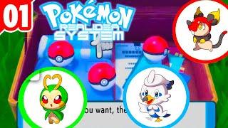 Pokemon Realidea System Part 1 NEW STARTER POKEMON Fan Game Gameplay Walkthrough / Lets Play