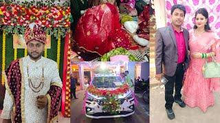 Bengali vlog // বরযাত্রী গিয়ে বইয়ের দর্শনই পেলাম না //wedding day // Biye bari vlog