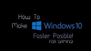 How Make Faster Posible Windows 10 when is Slowly, tweak fix configuration slow start