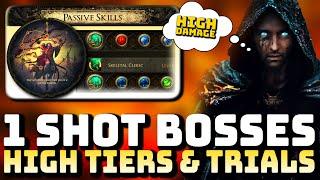 PATH OF EXILE 2 - THIS BLOOD MAGE BUILD CAN 1 SHOT BOSSES - T15 & TRIALS - POE 2 WITCH BUILD GUIDE