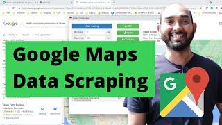 Google Maps Data Scraping by Free Instant Data Scraper Extension