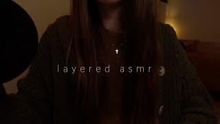 ASMR Layered Sounds, Rainy Night for Deep Sleep (No Talking, Face Brushing, 3 Hours)