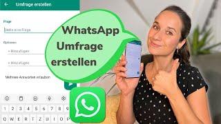 WHATSAPP UMFRAGE TUTORIAL - erstellen und abstimmen I Android 2023