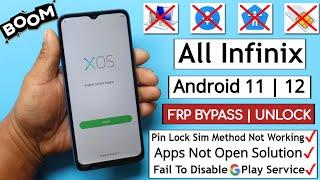 2023 All Infinix Android 11/12 Frp Bypass | Unlock Google Ac - Apps Not Opening Solution Without PC