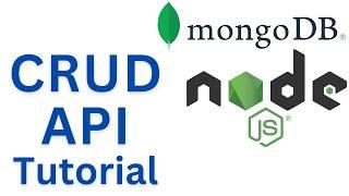 How to Build a CRUD API - Node, Express, MongoDB (2024)