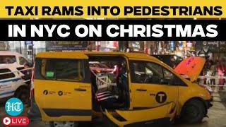 Live | Six Injured As Taxi Hits Pedestrians In Nyc’s Herald Square On Christmas | U.S. News