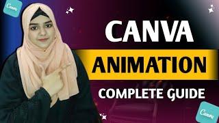 Canva Animation l How To Make Animated Videos On Canva